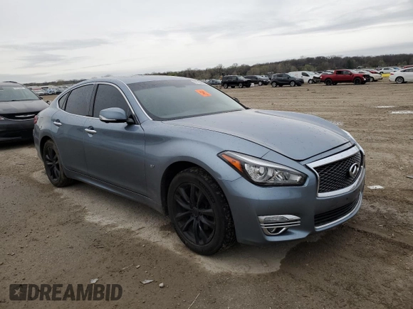 2018 Infiniti Q70 Luxe with VIN JN1BY1AR1JM220894, listed as a Copart auction lot 51790295 with Not provided miles and Salvage title. Bid and sale history available at DreamBid. Image 4.