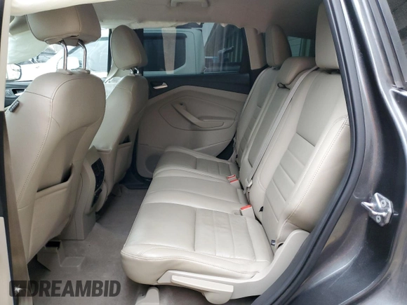 2016 Ford Escape Titanium with VIN 1FMCU0J96GUB31124, listed as a Copart auction lot 44038295 with 208,780 mi miles and Salvage Title. Bid and sale history available at carsss.com. Image 12.