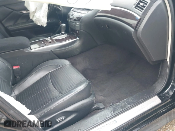 2012 Infiniti M37 with VIN JN1BY1AP6CM334360, listed as a IAAI auction lot 41475005 with 179,360 mi miles. Bid and sale history available at carsss.com. Image 5.