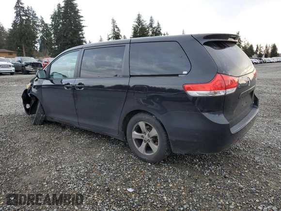 2012 Toyota Sienna with VIN 5TDKA3DC0CS014719, listed as a Copart auction lot 88358865 with 118,901 mi miles and Salvage Title. Bid and sale history available at DreamBid. Image 2.