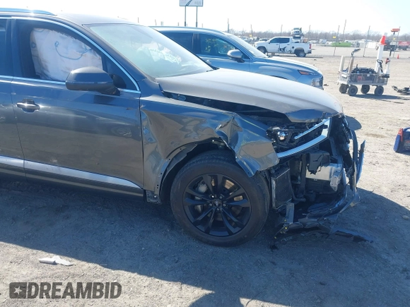 2019 Audi Q7 Premium with VIN WA1AAAF71KD007167, listed as a IAAI auction lot 41685423 with 84,632 mi miles and . Bid and sale history available at DreamBid. Image 6.