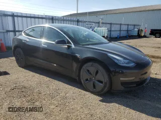 2019 Tesla Model 3 Long Range with VIN 5YJ3E1EB6KF421305, listed as a Copart auction lot 54838355 with 88,111 mi miles and Clean Title. Bid and sale history available at DreamBid. Image 4.