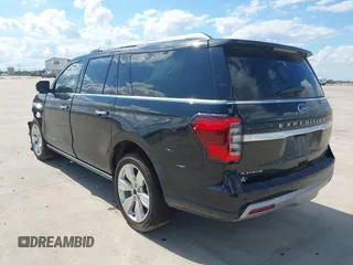 2024 Ford Expedition Max Platinum with VIN 1FMJK1L83REA26576, listed as a IAAI auction lot 42216188 with 9,005 mi miles and . Bid and sale history available at DreamBid. Image 3.