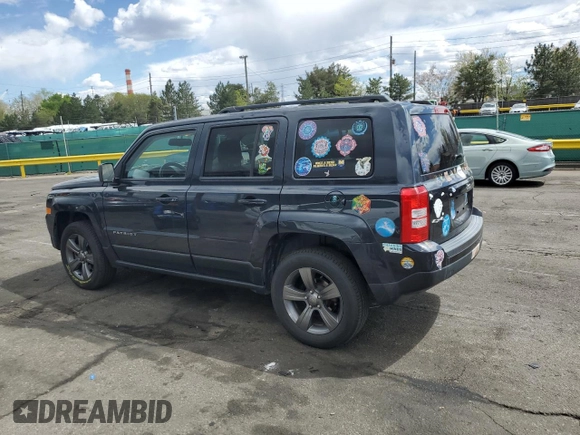 2015 Jeep Patriot High Altitude with VIN 1C4NJRFB9FD258471, listed as a Copart auction lot 54759735 with 127,823 mi miles and Salvage title. Bid and sale history available at DreamBid. Image 2.