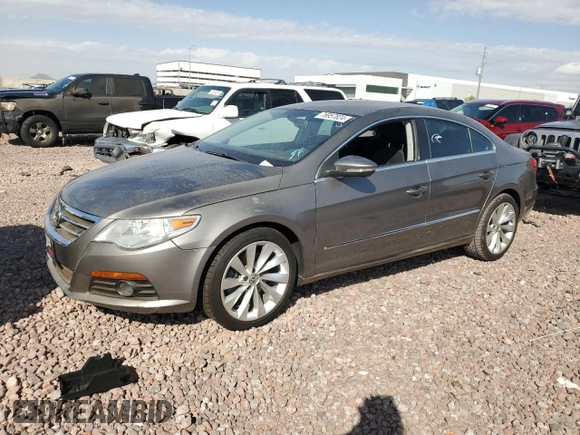 2010 Volkswagen CC Sport with VIN WVWMN7AN8AE562691, listed as a Copart auction lot 76957824 with 96,757 mi miles and Salvage Title. Bid and sale history available at DreamBid. Image 1.