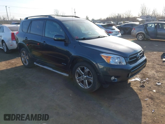 2008 Toyota RAV4 Sport with VIN JTMBK32V486030382, listed as a IAAI auction lot 41779666 with 181,463 mi miles. Bid and sale history available at carsss.com. Image 1.