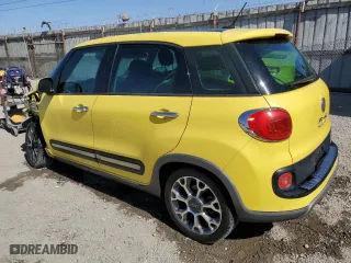 2014 FIAT 500L Trekking with VIN ZFBCFADHXEZ005956, listed as a Copart auction lot 76737924 with 110,880 mi miles and Salvage Title. Bid and sale history available at carsss.com. Image 2.