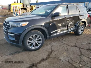 2023 Ford Explorer XLT with VIN 1FMSK8DH2PGA15288, listed as a Copart auction lot 48881495 with 29,235 mi miles and Clean Title. Bid and sale history available at carsss.com. Image 1.