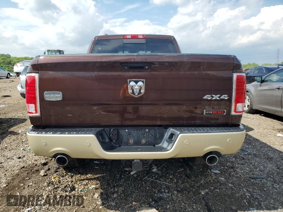 2015 Ram 1500 Laramie Limited with VIN 1C6RR7WM7FS668236, listed as a Copart auction lot 58981325 with 53,099 mi miles and Salvage title. Bid and sale history available at DreamBid. Image 6.