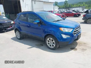 2019 Ford EcoSport SE with VIN MAJ3S2GE1KC274996, listed as a IAAI auction lot 42558411 with 26,502 mi miles and . Bid and sale history available at DreamBid. Image 1.