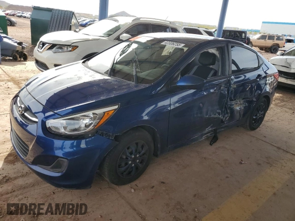 2017 Hyundai Accent SE with VIN KMHCT4AE5HU253689, listed as a Copart auction lot 48906255 with 101,846 mi miles and Salvage Title. Bid and sale history available at carsss.com. Image 1.