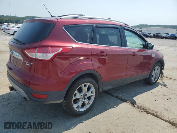 2015 Ford Escape Titanium with VIN 1FMCU9J91FUA67240, listed as a Copart auction lot 61858874 with 168,294 mi miles and Salvage Title. Bid and sale history available at carsss.com. Image 3.