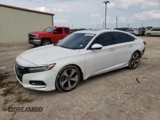 2018 Honda Accord Touring with VIN 1HGCV2F95JA053354, listed as a Copart auction lot 54907865 with 89,808 mi miles and Salvage title. Bid and sale history available at DreamBid. Image 1.