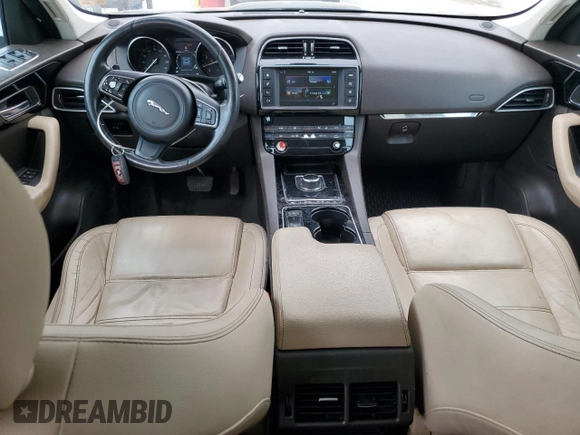 2017 Jaguar F-Pace 35t Prestige with VIN SADCK2BV2HA898655, listed as a Copart auction lot 59306245 with 104,535 mi miles and Clean title. Bid and sale history available at DreamBid. Image 8.