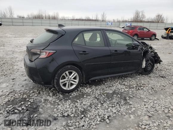 2021 Toyota Corolla Hatchback SE with VIN JTNB4MBE6M3109785, listed as a Copart auction lot 43927255 with 75,012 mi miles and Non Repairable. Bid and sale history available at carsss.com. Image 3.