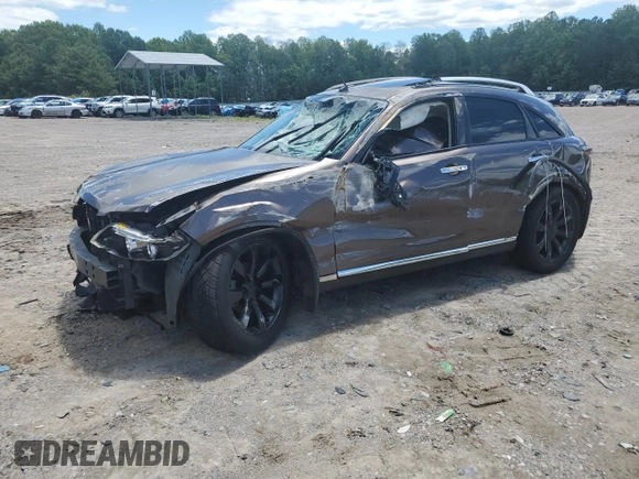 2006 Infiniti FX35 with VIN JNRAS08U76X103583, listed as a Copart auction lot 61232574 with 0 mi miles and Salvage Title. Bid and sale history available at carsss.com. Image 1.