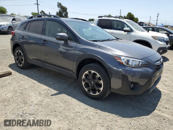 2021 Subaru Crosstrek Premium with VIN JF2GTAEC8MH256054, listed as a Copart auction lot 59810905 with 48,773 mi miles and Salvage title. Bid and sale history available at DreamBid. Image 4.