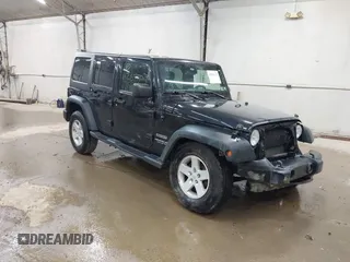 2017 Jeep Wrangler Unlimited Sport with VIN 1C4BJWDG6HL701149, listed as a IAAI auction lot 42678079 with 101,073 mi miles and . Bid and sale history available at DreamBid. Image 1.