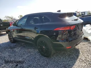 2018 Jaguar F-Pace 25t Premium with VIN SADCJ2FX6JA299858, listed as a Copart auction lot 59212765 with 74,971 mi miles and Salvage title. Bid and sale history available at DreamBid. Image 2.