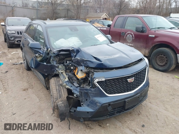 2020 Cadillac XT4 AWD Sport with VIN 1GYFZFR48LF101467, listed as a IAAI auction lot 41113381 with 72,841 mi miles and . Bid and sale history available at DreamBid. Image 6.
