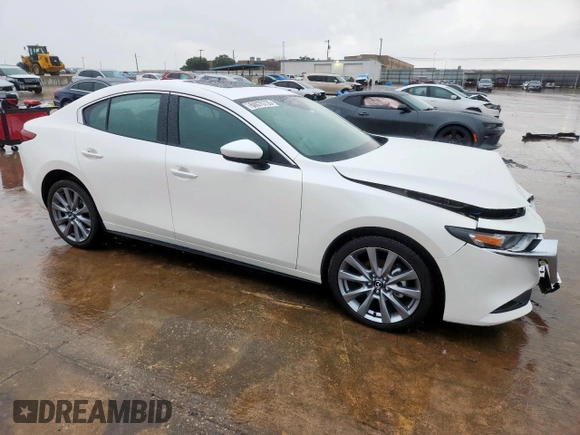 2025 Mazda 3 S Preferred z VIN 3MZBPACM8SM468564, wystawiony jako Copart lot #60070735 z przebiegiem Nie podano mil oraz Szkoda całkowita • Salvage title. Historia ofert i sprzedaży dostępna na DreamBid. Obrazek 4.