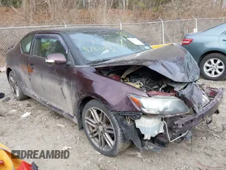 2012 Scion tC with VIN JTKJF5C74C3042384, listed as a IAAI auction lot 41783886 with 259,618 mi miles. Bid and sale history available at carsss.com. Image 1.