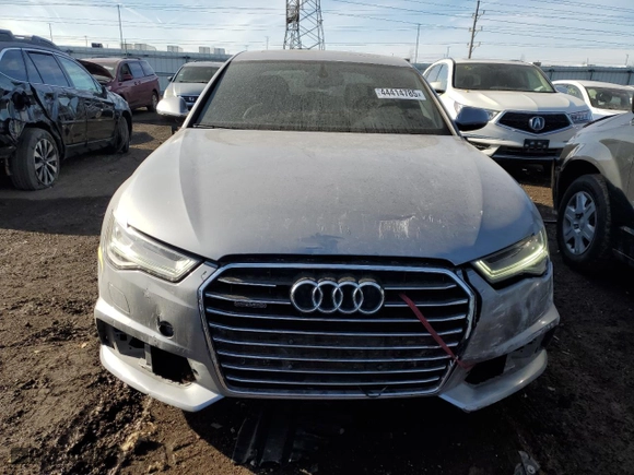 2018 Audi A6 Premium Plus with VIN WAUG3AFC5JN004317, listed as a Copart auction lot 44414785 with 65262 miles and Salvage Title. Bid and sale history available at carsss.com. Image 5.