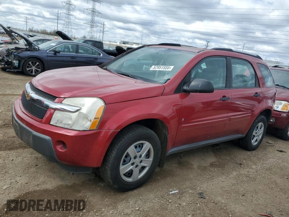 2006 Chevrolet Equinox LS z VIN 2CNDL23F966016004, wystawiony jako Copart lot #52951555 z przebiegiem 97 587 mil mil oraz Czysty tytuł • Clean title. Historia ofert i sprzedaży dostępna na DreamBid. Obrazek 1.