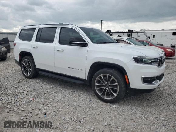 2023 Jeep Wagoneer Series II with VIN 1C4SJVBP0PS546311, listed as a Copart auction lot 55163665 with 23,576 mi miles and Salvage title. Bid and sale history available at DreamBid. Image 4.