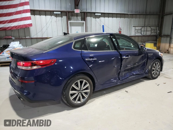 2019 Kia Optima LX with VIN 5XXGT4L37KG294081, listed as a Copart auction lot 45799405 with 68,724 mi miles and Salvage Title. Bid and sale history available at carsss.com. Image 3.