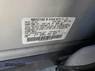 2023 Nissan ARIYA Venture+ with VIN JN1BF0AA7PM411402, listed as a Copart auction lot 51333325 with 19,439 mi miles and Salvage Title. Bid and sale history available at carsss.com. Image 15.