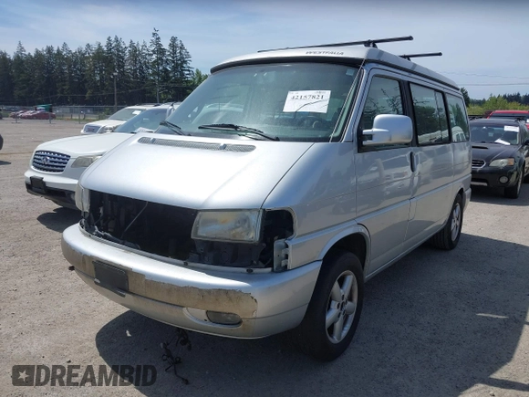 2003 Volkswagen EuroVan MV with VIN WV2NB47003H003131, listed as a IAAI auction lot 42157821 with 166,159 mi miles and . Bid and sale history available at DreamBid. Image 17.