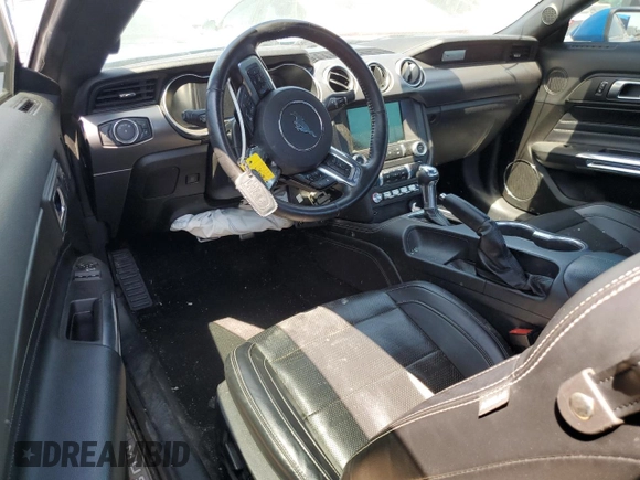 2021 Ford Mustang EcoBoost with VIN 1FA6P8TH2M5113940, listed as a Copart auction lot 56127505 with Not provided miles and Salvage title. Bid and sale history available at DreamBid. Image 8.