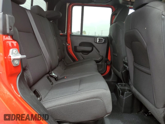 2023 Jeep Gladiator Sport S with VIN 1C6HJTAG4PL547608, listed as a Copart auction lot 52566245 with 8,464 mi miles and Salvage title. Bid and sale history available at DreamBid. Image 10.