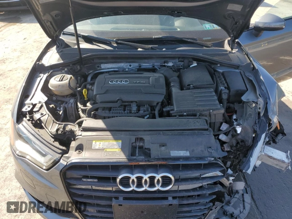 2016 Audi A3 2.0T Premium with VIN WAUB8GFF7G1087967, listed as a Copart auction lot 53872433 with 81,301 mi miles. Bid and sale history available at carsss.com. Image 11.