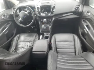 2015 Ford Escape Titanium with VIN 1FMCU0J94FUC07325, listed as a Copart auction lot 46539625 with 205,868 mi miles and Salvage Title. Bid and sale history available at DreamBid. Image 8.