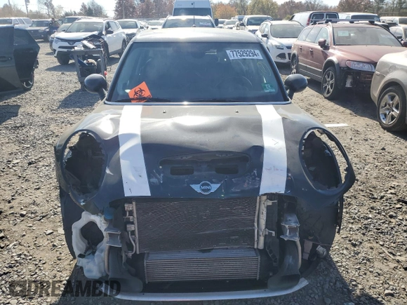 2018 MINI Hardtop 4 Door Cooper S with VIN WMWXU3C53J2F50052, listed as a Copart auction lot 77529294 with 105,048 mi miles and Salvage title. Bid and sale history available at DreamBid. Image 5.