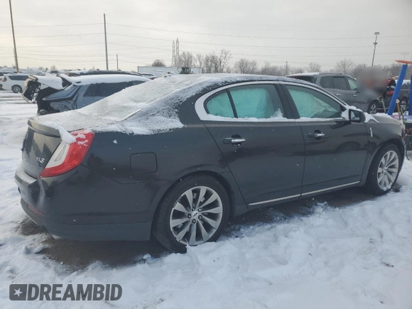 2014 Lincoln MKS with VIN 1LNHL9DKXEG603185, listed as a Copart auction lot 88228605 with 125,055 mi miles and Clean Title. Bid and sale history available at DreamBid. Image 3.