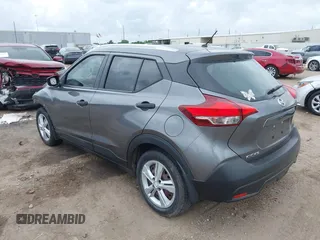 2018 Nissan Kicks S with VIN 3N1CP5CU6JL541386, listed as a IAAI auction lot 42147648 with 95,676 mi miles and . Bid and sale history available at DreamBid. Image 3.