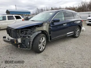 2015 Infiniti QX60 with VIN 5N1AL0MM8FC501455, listed as a Copart auction lot 48022665 with 180,857 mi miles and Salvage Title. Bid and sale history available at carsss.com. Image 1.