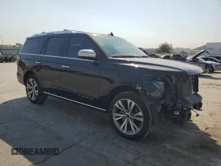 2020 Ford Expedition Platinum with VIN 1FMJU1MT8LEA69203, listed as a Copart auction lot 73598164 with 66,925 mi miles and Salvage Title. Bid and sale history available at carsss.com. Image 4.