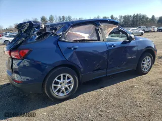 2022 Chevrolet Equinox LS with VIN 3GNAXSEV6NS164800, listed as a Copart auction lot 46345265 with 23,050 mi miles and Salvage Title. Bid and sale history available at carsss.com. Image 3.