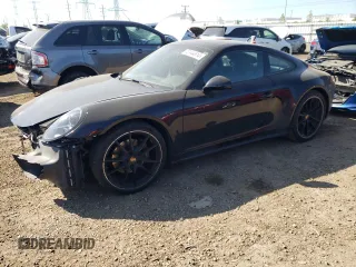 2015 Porsche 911 Carrera with VIN WP0AA2A98FS106543, listed as a Copart auction lot 73144614 with 16,987 mi miles and Salvage Title. Bid and sale history available at carsss.com. Image 1.