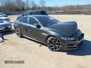 2017 Jaguar XE 35t R-Sport z VIN SAJAF4BV3HA961282, wystawiony jako IAAI lot #41600553 z przebiegiem Nie podano mil oraz . Historia ofert i sprzedaży dostępna na DreamBid. Obrazek 1.