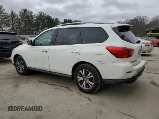 2019 Nissan Pathfinder S with VIN 5N1DR2MM7KC579940, listed as a Copart auction lot 47965875 with 78,477 mi miles and Salvage title. Bid and sale history available at DreamBid. Image 2.