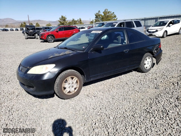 2004 Honda Civic VP with VIN 1HGEM22124L081052, listed as a Copart auction lot 47496495 with 139,488 mi miles and Clean Title. Bid and sale history available at carsss.com. Image 1.