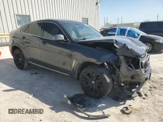 2018 BMW X6 xDrive35i with VIN 5UXKU2C51J0X49700, listed as a Copart auction lot 48802985 with 95,733 mi miles and Salvage Title. Bid and sale history available at carsss.com. Image 4.