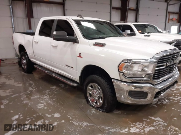 2021 Ram 2500 Big Horn with VIN 3C6UR5DL1MG605601, listed as a IAAI auction lot 41352920 with 92,478 mi miles. Bid and sale history available at carsss.com. Image 1.