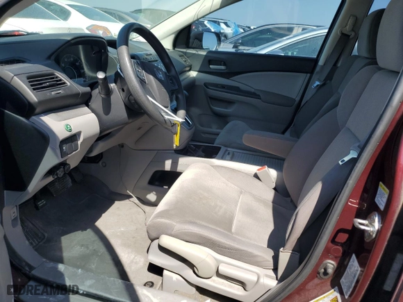 2013 Honda CR-V LX with VIN 5J6RM4H33DL032103, listed as a Copart auction lot 48662135 with 115,335 mi miles and Salvage Title. Bid and sale history available at carsss.com. Image 7.