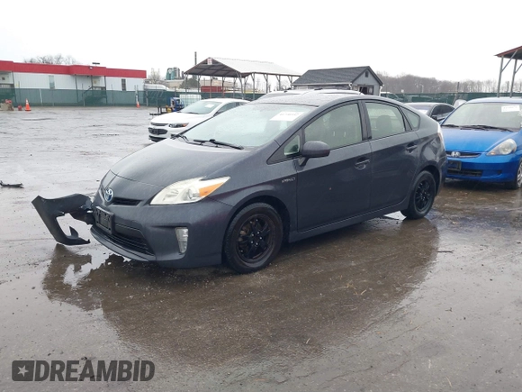 2012 Toyota Prius One with VIN JTDKN3DU4C1500721, listed as a IAAI auction lot 41730352 with 109,214 mi miles. Bid and sale history available at carsss.com. Image 2.
